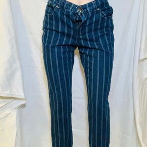 Super cute striped jeans